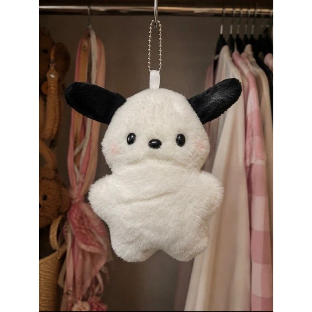 Pochacco Plush Charm & Accessories Bundle